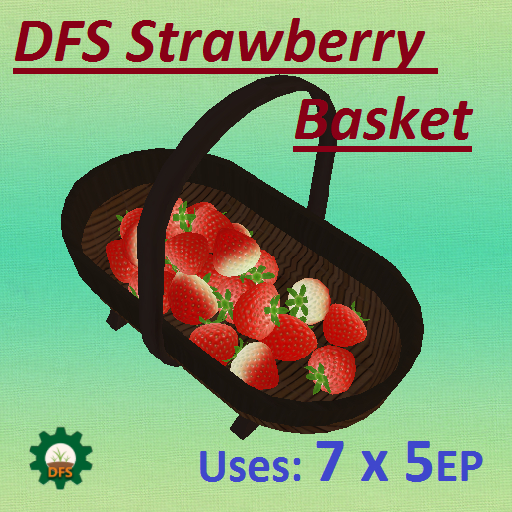 Second Life Marketplace DFS Strawberry Basket